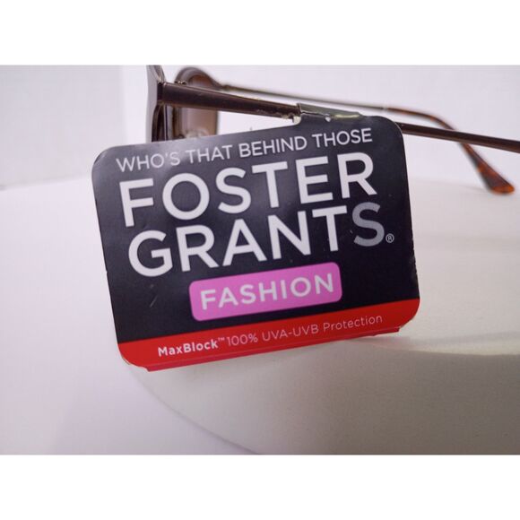 Foster Grant City Collection Bronze Metal Frame UV Protection Sunglasses - Picture 11 of 16